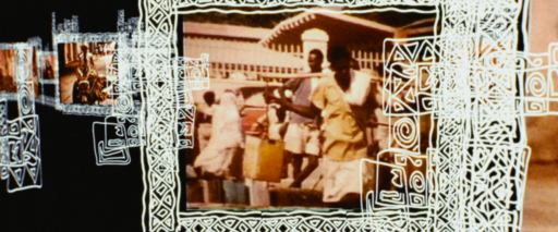 Still from The Eye of the Pilot, live audiovisual performance by Christopher Ian Smith